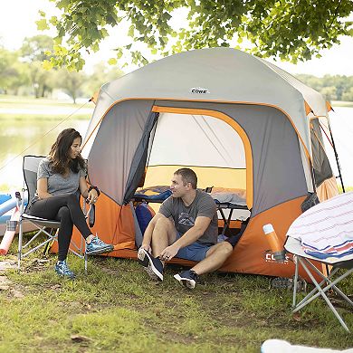 CORE 4-Person Straight-Wall Cabin Tent