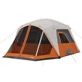 CORE 6-Person Straight-Wall Tent with Screen Room