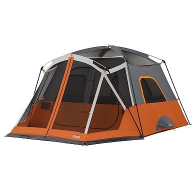 CORE 6-Person Straight-Wall Tent with Screen Room