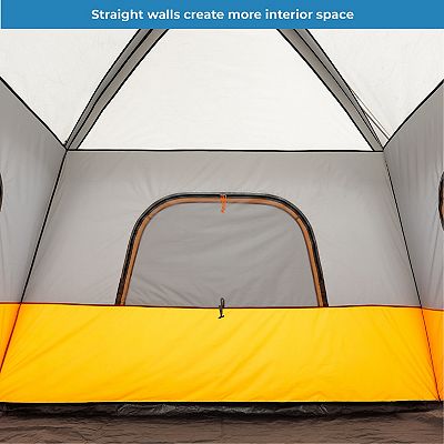 CORE 6-Person Straight-Wall Tent with Screen Room