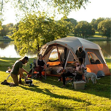 CORE 6-Person Straight-Wall Tent with Screen Room