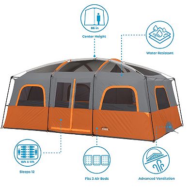 CORE 12-Person Straight Wall Tent