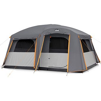 CORE 10-Person Straight Wall Tent with Full Fly