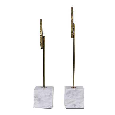 A&B Home Sabriel Agate Statuaries Table Decor 2-piece Set