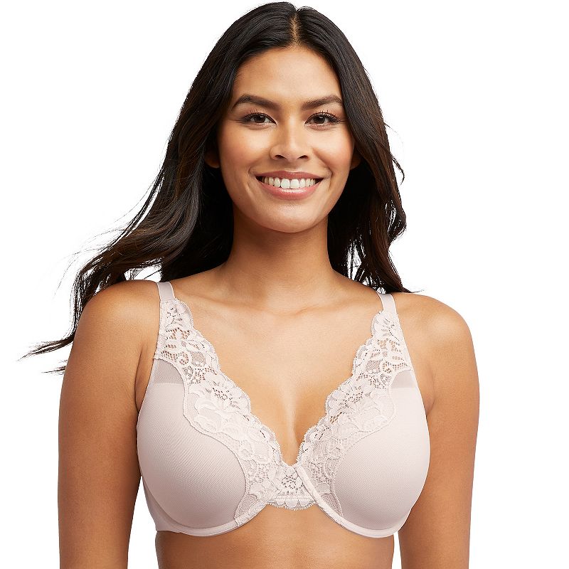 Bali® One Smooth U® Comfort Stretch Lace Underwire Bra DF0084, Women's, Size: 38 B, Sandshell
