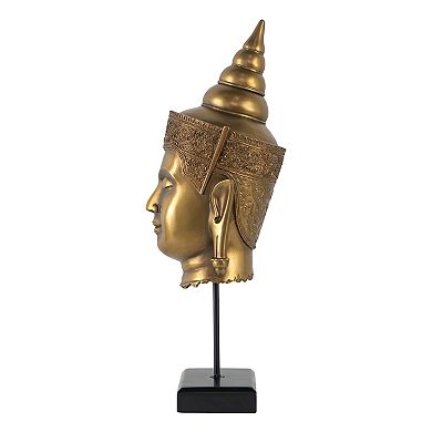 Buddha Statue Head On Stand