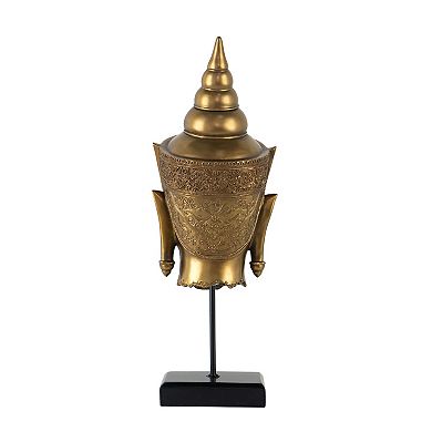 Buddha Statue Head On Stand