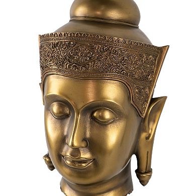 Buddha Statue Head On Stand