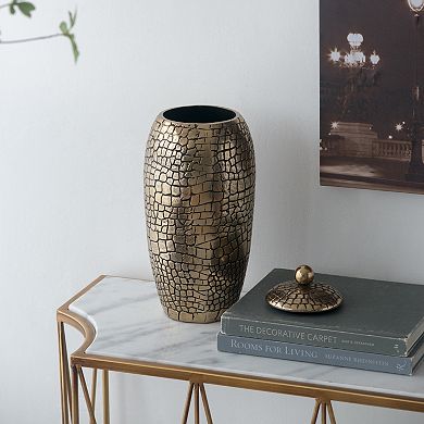 Crocodile Textured Decorative Vase