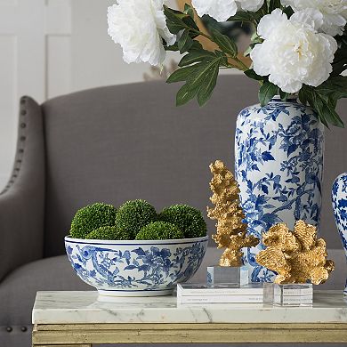2-Piece Decorative Ceramic Bowl Set