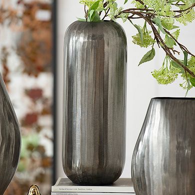 Layered Chisel Cylindrical Vase