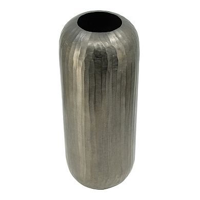 Layered Chisel Cylindrical Vase