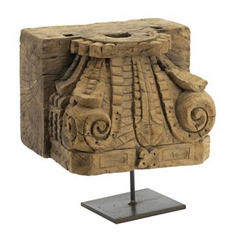 A&B Home Decorative Pillar Base On Metal Stand