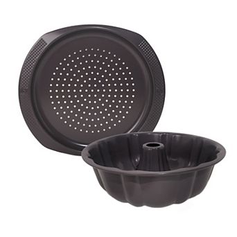 Saveur Selects Artisan Pizza Pan & Fluted Tube Pan Set