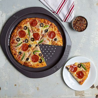 Saveur Selects Artisan Pizza Pan & Fluted Tube Pan Set