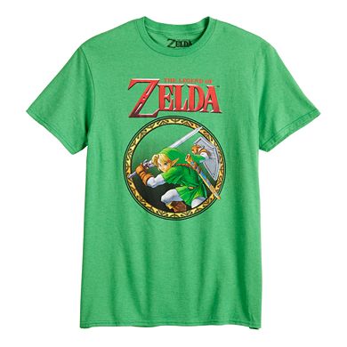 Men's Nintendo The Legend of Zelda Link Sword Graphic Tee