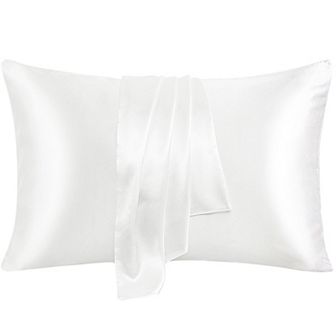 Satin Pillowcases Set of 2, with Envelope Closure King 20" x 36"