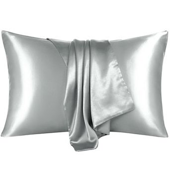 Luxury Satin Pillowcases for Skin Set of 2, Envelope Closure Standard 20" x 26"