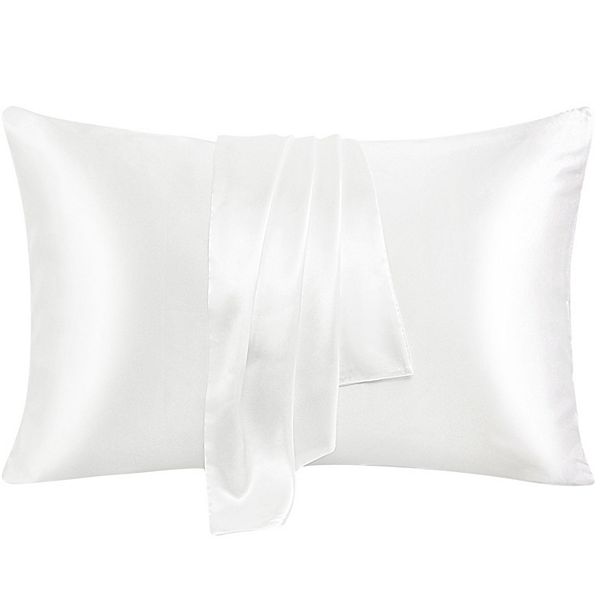 Luxury Satin Pillowcases for Skin Set of 2, Envelope Closure Standard