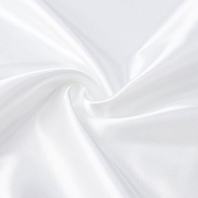 Retro Satin Ruffle Pillowcases 2Pack with Envelope Closure Queen 20" x 30"