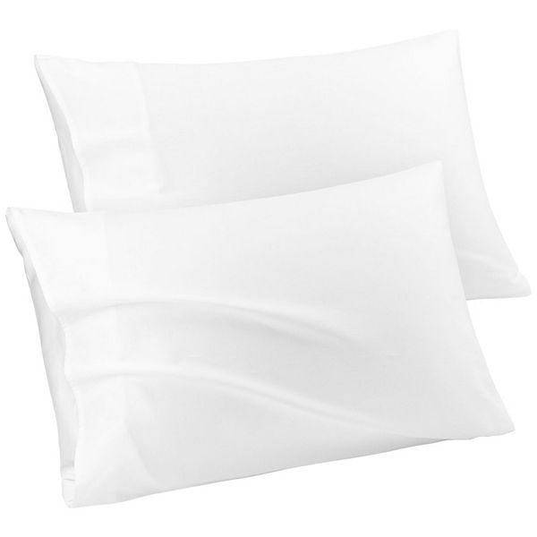 Pure Cotton Pillowcases 2 Pcs Soft with Envelope King 20" x 36"
