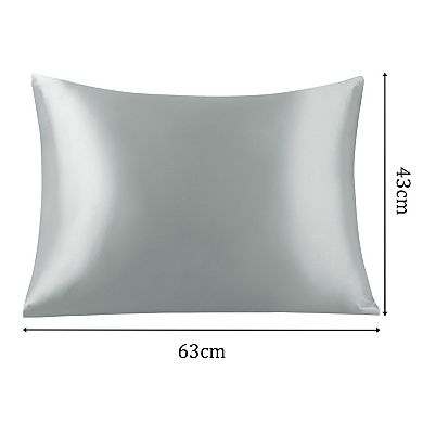 Enveloped Cool Satin Pillowcases (2-pack), 17" X 24.8"