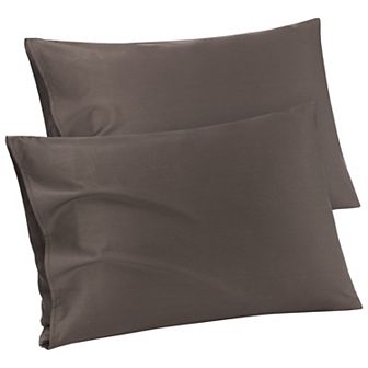 100% Cotton Pillowcases Set of 2 with Envelope Closure Queen 20" x 30"