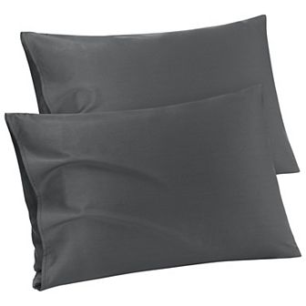 100% Cotton Pillowcases Set of 2 with Envelope Closure Queen 20" x 30"