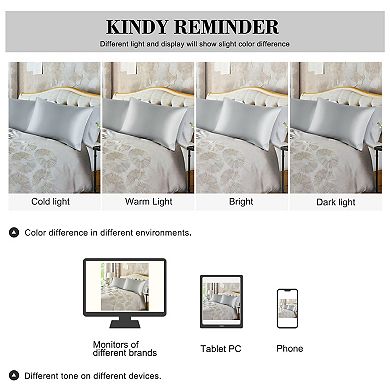 Luxury Satin Pillowcases for Skin Set of 2 Envelope Closure Queen 20" x 30"