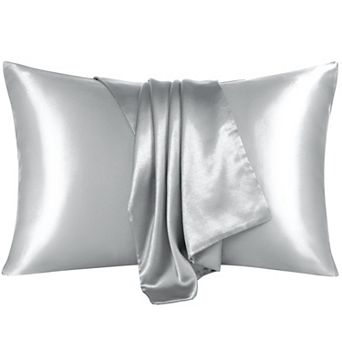 Luxury Satin Pillowcases for Skin Set of 2 Envelope Closure Queen 20" x 30"