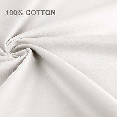 100% Cotton Envelope Closure Soft Pillowcases Set of 2 Standard 20" x 26"