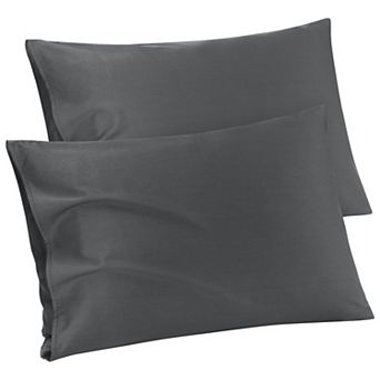 100% Cotton Envelope Closure Soft Pillowcases Set of 2 Standard 20" x 26"