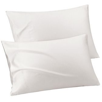 100% Cotton Envelope Closure Soft Pillowcases Set of 2 Standard 20" x 26"