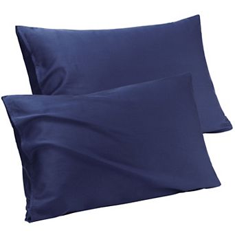 100% Cotton Envelope Closure Soft Pillowcases Set of 2 Standard 20" x 26"