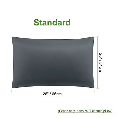 Luxury Pillowcases Set of 2, Breathable with Zipper Standard 20" x 26"