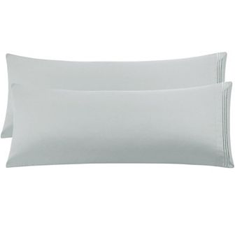 Microfiber Body Pillowcases 2 pc Embroidery Envelop Closure 20" x 54"