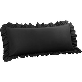 Microfiber Ruffle Body Pillowcases 1 pc Envelope Closure 20" x 54"