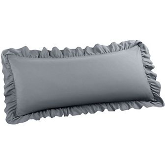 100% Brushed Microfiber Ruffle Body Pillowcases 1 pc Envelope Closure 20" x 48"