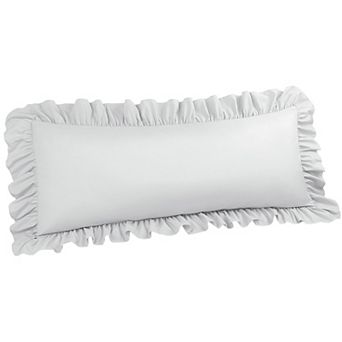 100% Brushed Microfiber Ruffle Body Pillowcases 1 pc Envelope Closure 20" x 48"