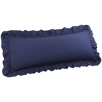 100% Brushed Microfiber Ruffle Body Pillowcases 1 pc Envelope Closure 20" x 48"