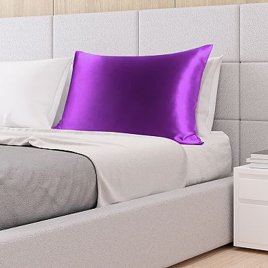 19 Momme Silk Pillow Cases for Hair and Skin, 600 Thread Count 1pc Standard 20" x 26"