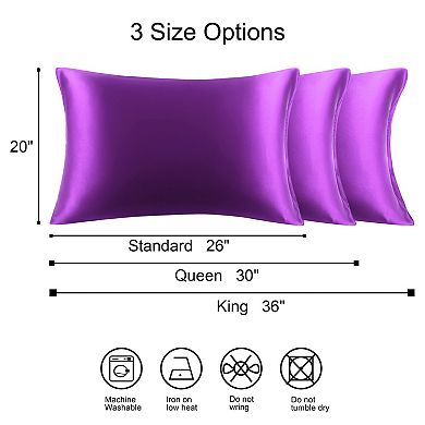 19 Momme Silk Pillow Cases for Hair and Skin, 600 Thread Count 1pc Standard 20" x 26"