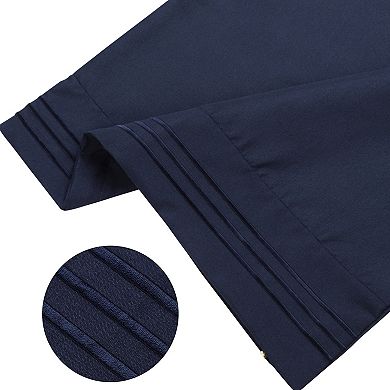 Brushed Pillowcases Soft Pillow Covers with Embroidery Zipper Closure 2 Pcs King 20" x 36"