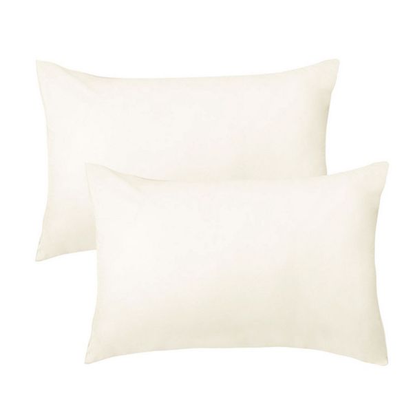 Soft 2pcs Pillowcases Microfiber No Wrinkle Pillow Case Cover Standard