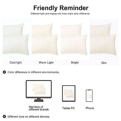 Soft 2pcs Pillowcases Microfiber No Wrinkle Pillow Case Cover Standard 20" x 26"