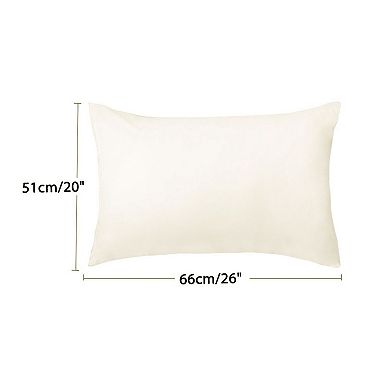 Soft 2pcs Pillowcases Microfiber No Wrinkle Pillow Case Cover Standard 20" x 26"