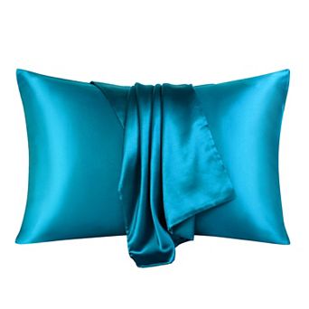 85GSM Satin Luxury Silky Envelope Closure Pillow Cases 2 pc Travel 14" x 20"