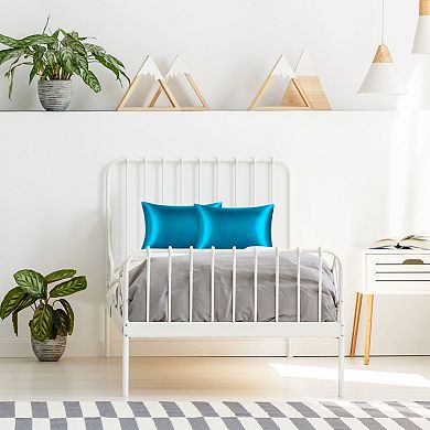 85GSM Satin Luxury Silky Envelope Closure Pillow Cases 2 Pcs Travel 14" x 20"