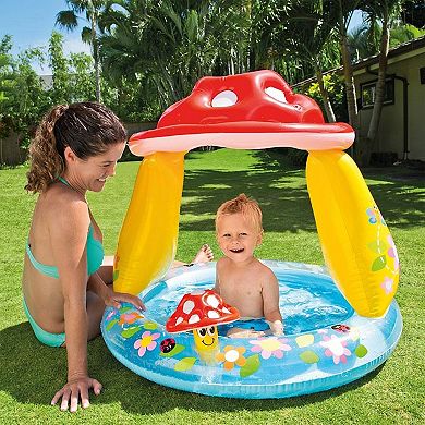 Intex Inflatable Mushroom Water Play Center Kiddie Baby Swimming Pool Ages 1-3
