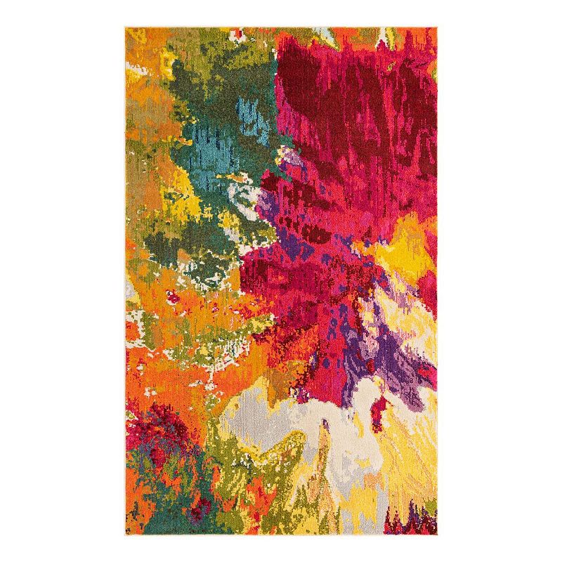 Unique Loom Apollo Estrella Rug, Multicolor, 8Ft Rnd